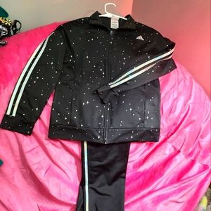 Adidas Metalic Holographic Star Track Suit
